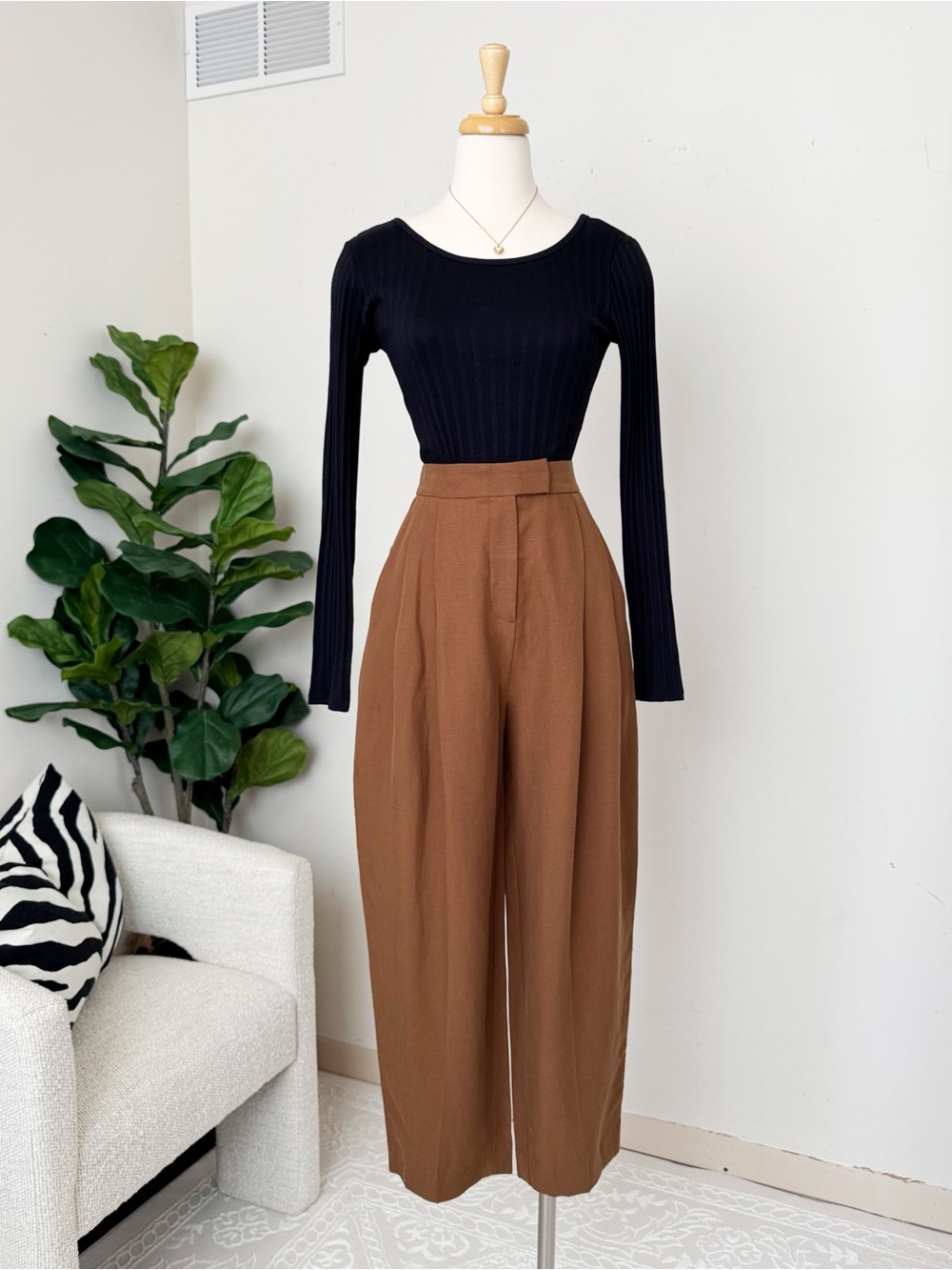 NWOT H&M linen trousers